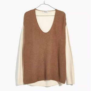 Madewell Kimball Pullover Sweater in Colorblock
